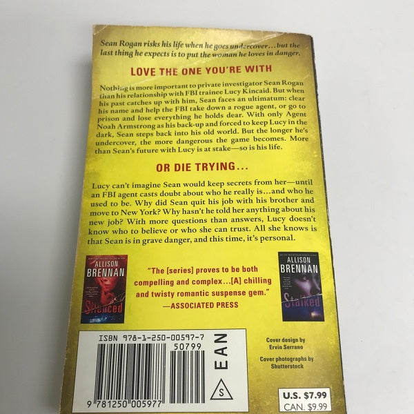 Allison Brennan Stolen Paperback Novel