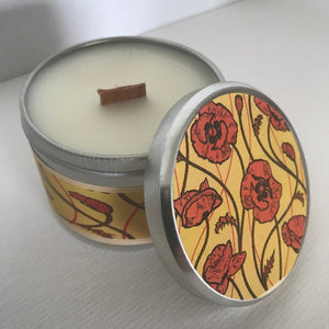 Amazing Grace Wood Wick Candle | Fragrant Soy Candle-Chickenmash Farm