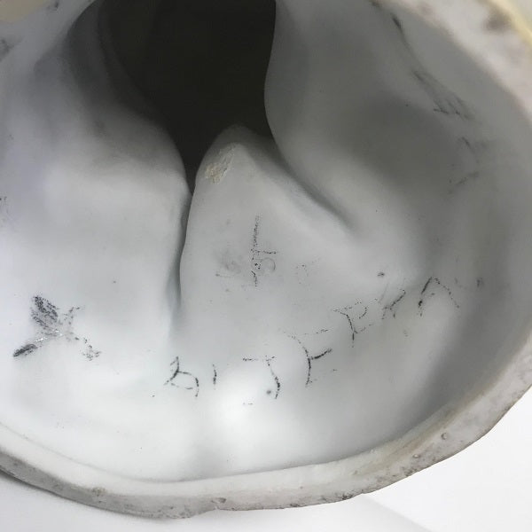 Antique Bisque Porcelain Woman Figurine