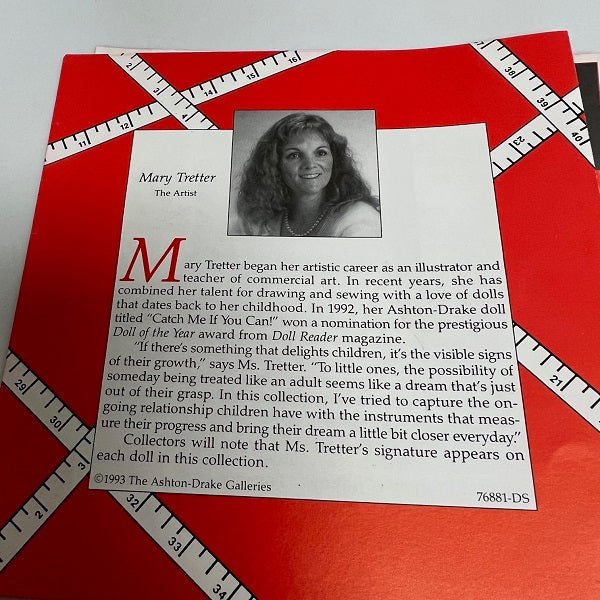 Ashton Drake Sooo Big Collection Jimmy Porcelain Doll 1993