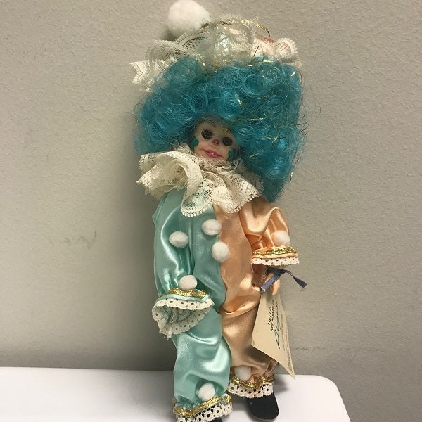 Robin Woods August Mardi Gras Fantasy Clown Doll 1986