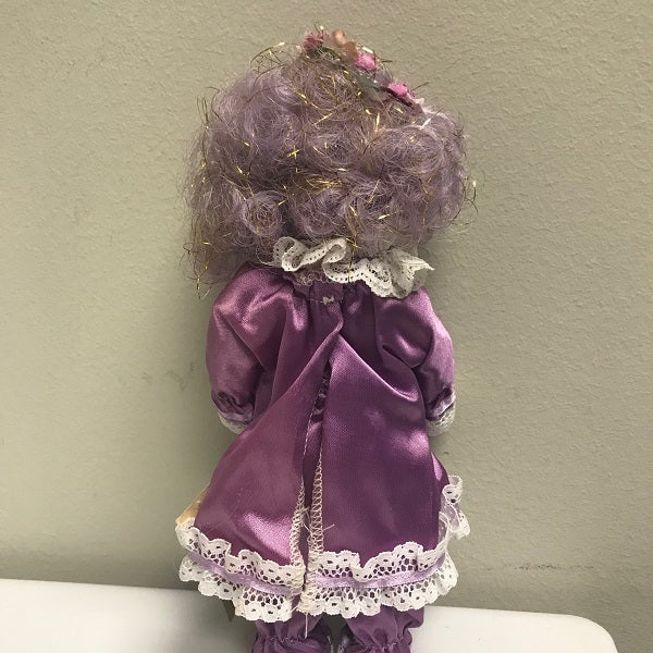 At the Mardi Gras Fantasy Clown by Robin Woods May Clown 1986 8in