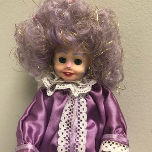 At the Mardi Gras Fantasy Clown by Robin Woods May Clown 1986 8in