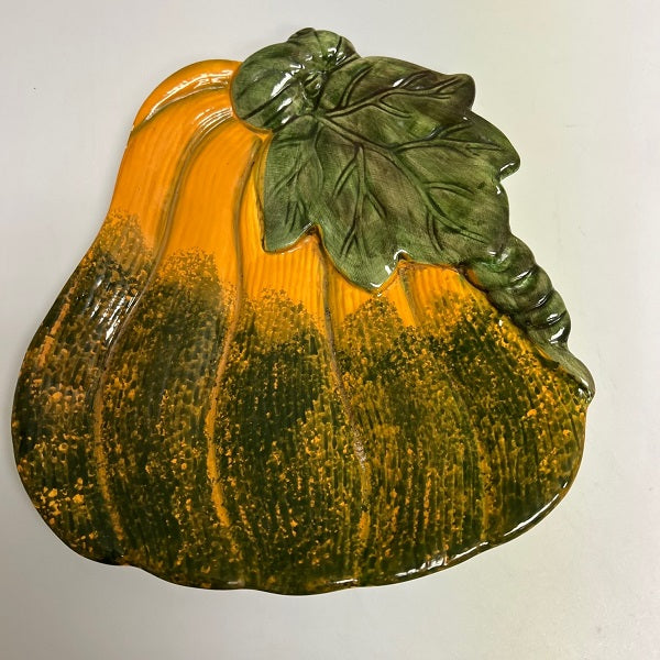 Autumn Fall Pumpkin Gourd Serving Plate