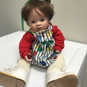 Boots Tyner Reproduction Weighted Body Doll With Glasses 1987