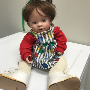 Boots Tyner Reproduction Weighted Body Doll With Glasses 1987