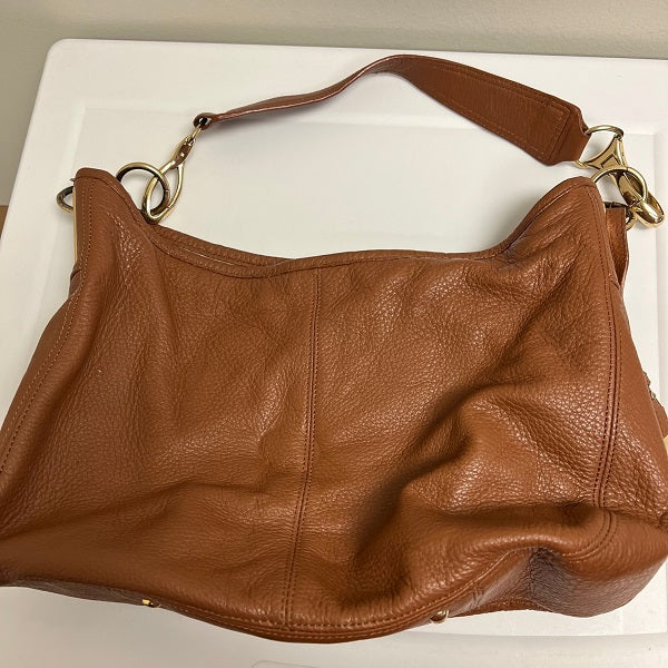 Calvin Klein, Bags, Calvin Klein Brown Leather Tote