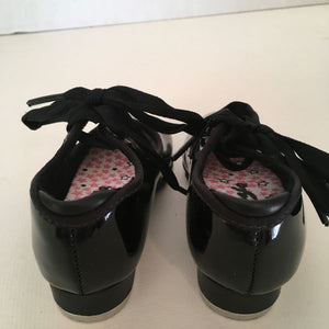 Capezio Tele Tone Tap Shoes Girls Size 6 1/2 M Black Tap Shoes
