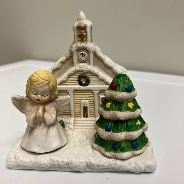 Church Napkin Holder Salt and Pepper Set