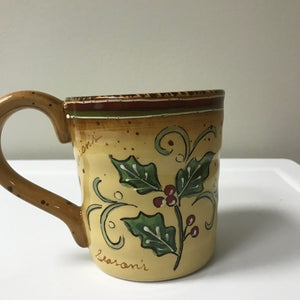 ceramic holiday mug