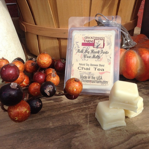 Chai Tea Candle Melts | 6-Pack Candle Tarts | Wax Melts-Chickenmash Farm