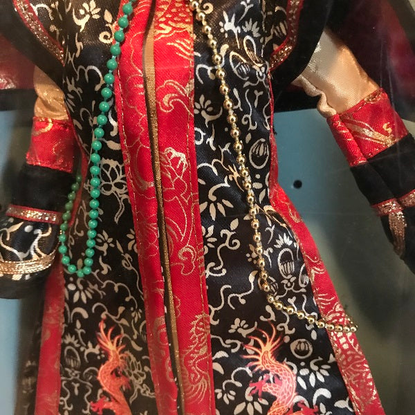 Chinese Empress Barbie dress