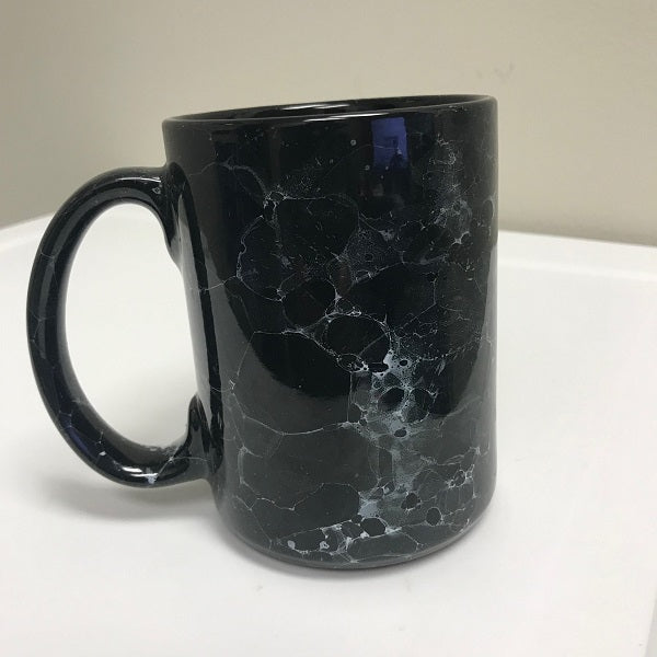 Cincinnati Reds Ceramic MLB Coffee Mug Black Marbled Mug Pewter Emblem