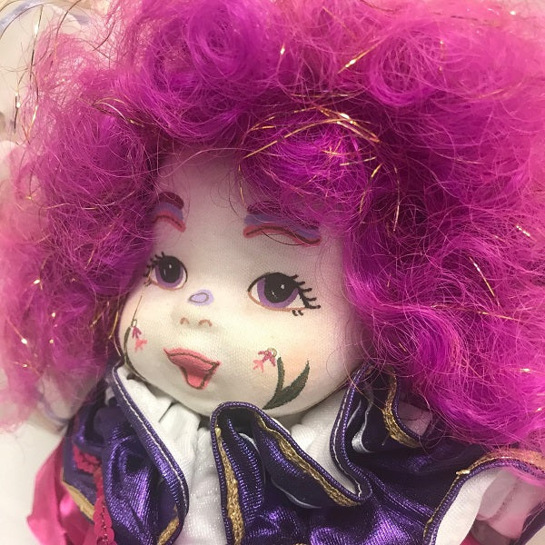 Collectible Robin Woods Clown Soft Bodied Doll 16in