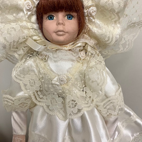 Connoisseur Collection Doll Seymour Mann Vinyl Doll with Stand 16in