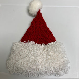 Crochet Santa Hat Cozy Christmas Decoration