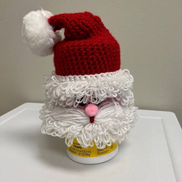 Crochet Santa Hat Cozy Christmas Decoration