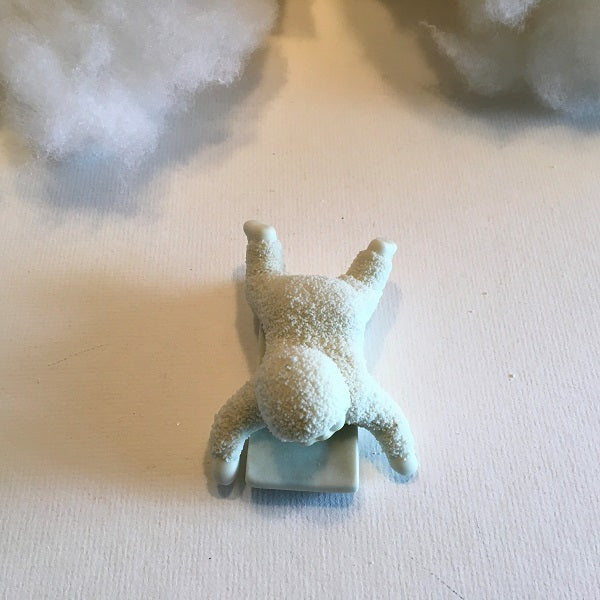 DEPT 56 SNOWBABIES Hold On Tight Winter Tales Sledding Sled