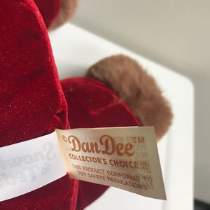 Dan Dee Collector's Choice Snowflake Teddy 2007 Plush Brown Bear 20in