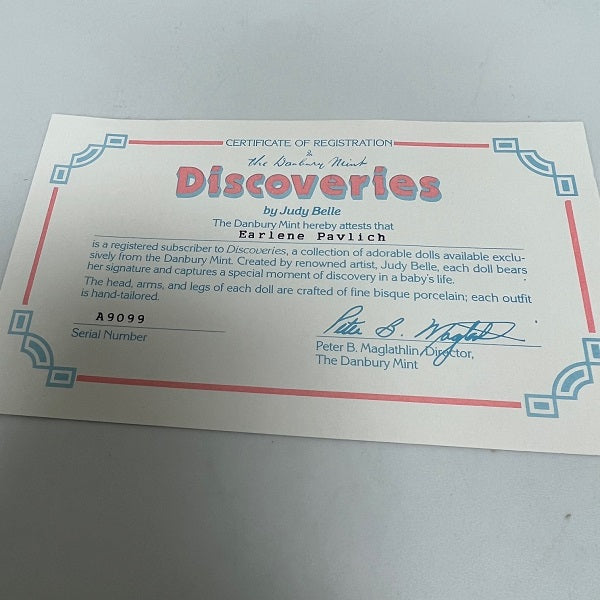 Danbury Mint Kimberly Porcelain Doll by Judy Belle 1991