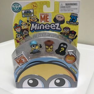 Despicable Me Minion Figures Mineez Toy 3-Pack