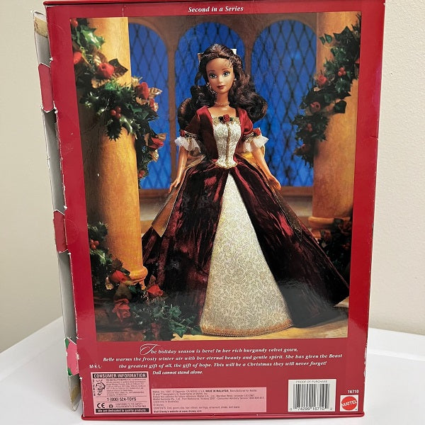 Disneys Beauty and the Beast Enchanted Christmas Belle Doll 1997