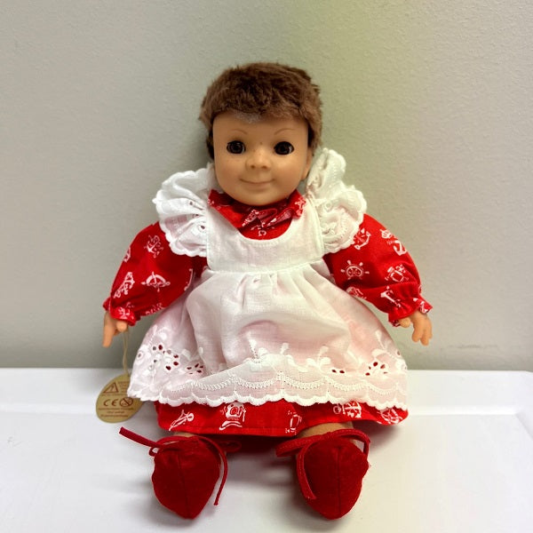 Engel Puppen Plush Vinyl Doll Sailor Dress 12 Inch Made in Germany