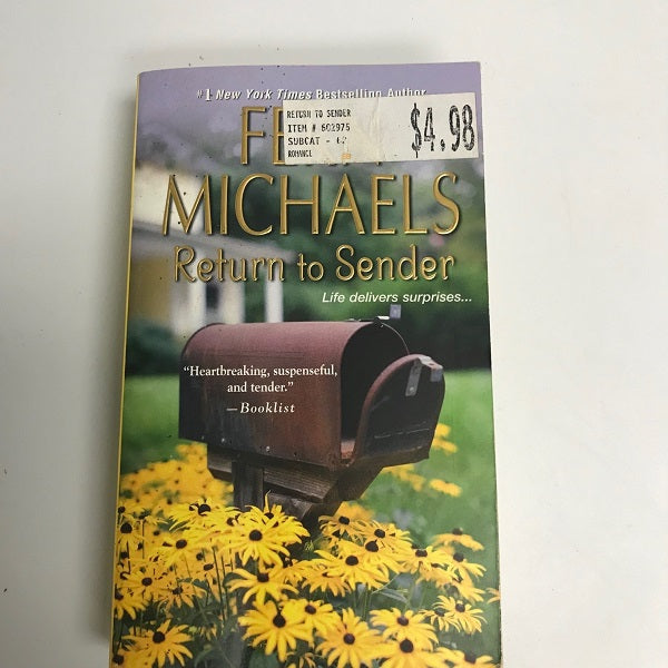 Fern Michaels Return To Sender Novel Paperback Book