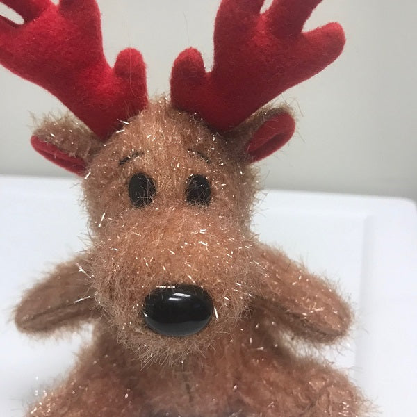 G.A.C. Vintage Reindeer Plush Stuffed Animal Toy 1999