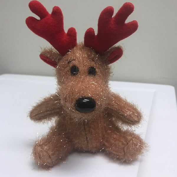 G.A.C. Vintage Reindeer Plush Stuffed Animal Toy 1999