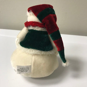 HC Accents Donald Snowdrift Plush Snowman Ornament back