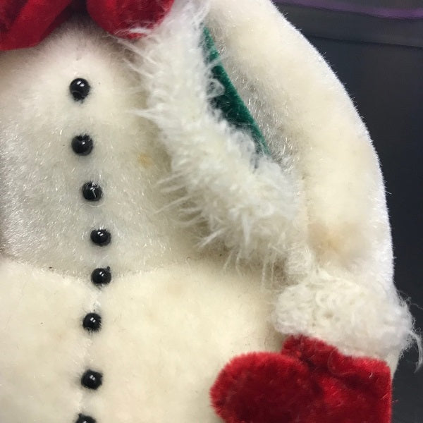 HC Accents Donald Snowdrift Plush Snowman Ornament 2000