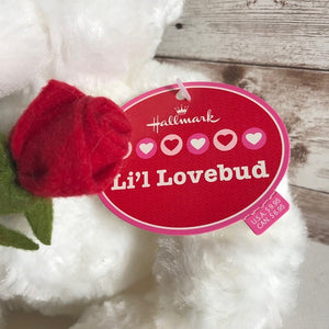 Hallmark Lil Lovebud Plush Teddy Bear Holding Roses 2009 