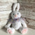 Hallmark Plush Bunny Rabbit 9in Stuffed Animal White 
