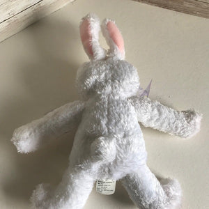 Hallmark Plush Bunny Rabbit 9in Stuffed Animal White 