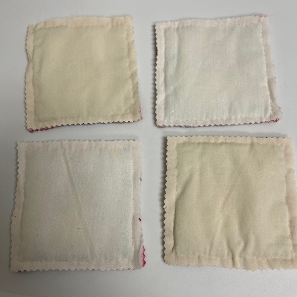 Handmade Fabric Coaster Set of 4 Christmas Coasters