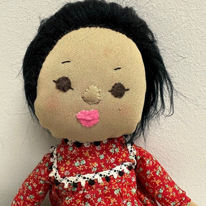 Handmade Folk Art Native American Primitive Rag Doll