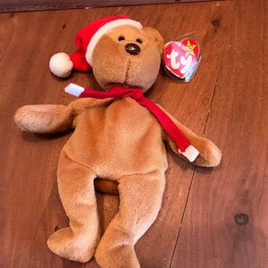 Holiday Beanie Baby Teddy the Bear