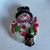 Holiday Snowman Christmas Magnet 2.5in Refrigerator Magnet