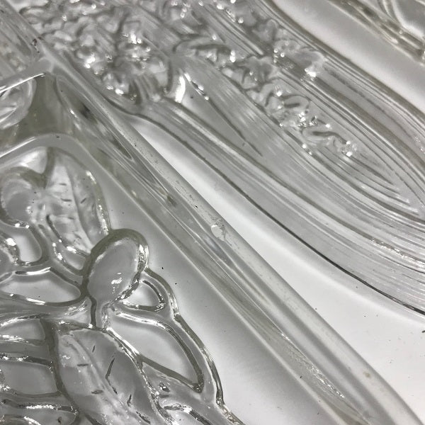 Indiana Glass Round Divided Relish Tray 10.25 Inch Serving Dish