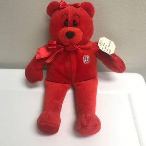 It's All Greek To Me Ohio State University Beanie Bear Buckeye Buddy
