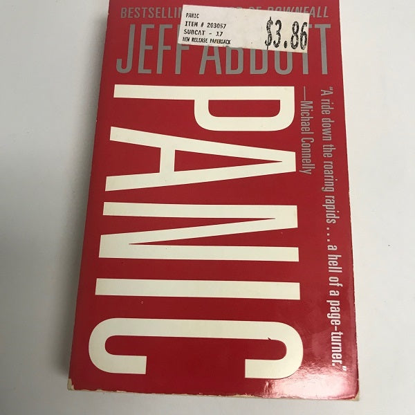 Jeff Abbott Panic Paperback Book