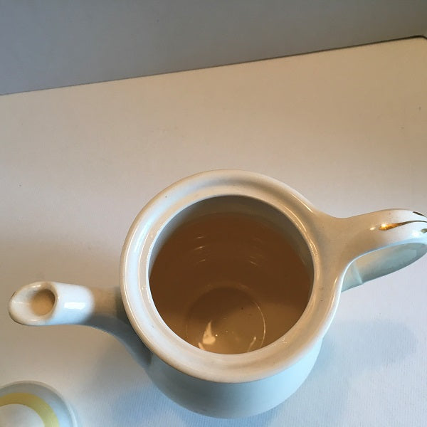 Ligomes Candle Light Warranted 22K Gold Teapot Tiara Yellow inside view