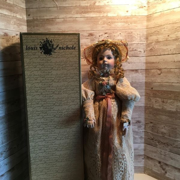 Louis Nichole Porcelain Collectible Doll 24 Inch Doll 1997