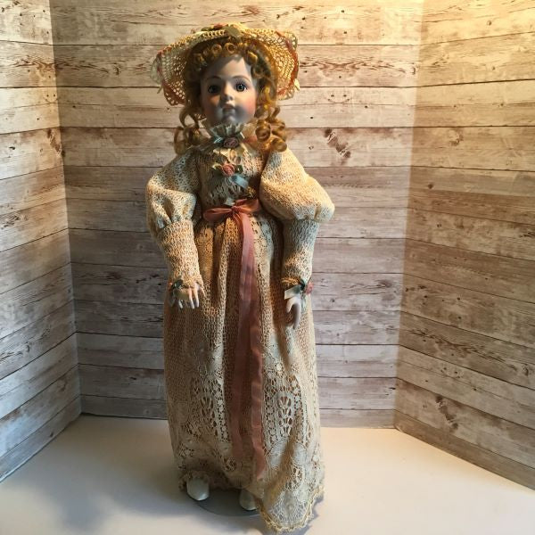 Louis Nichole Porcelain Collectible Doll 24 Inch Doll 1997