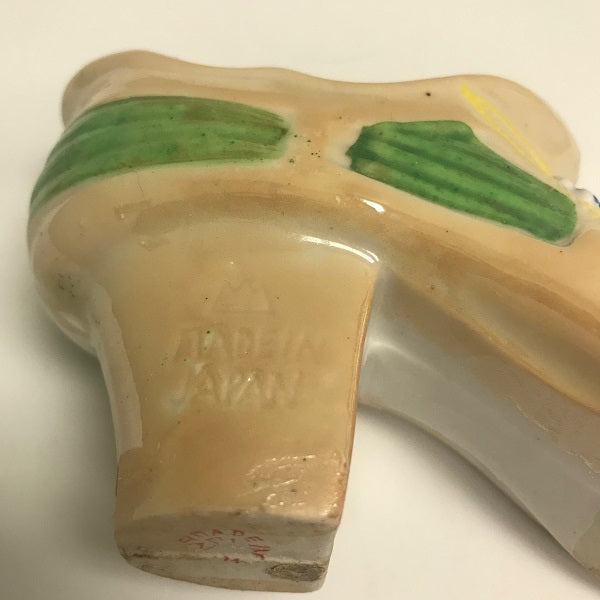 Vintage Porcelain Shoe Figurine Made In Japan