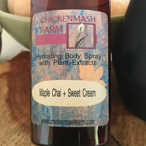 Holiday Fragrant Spray | Maple Chai Sweet Cream Body Spray-Chickenmash Farm