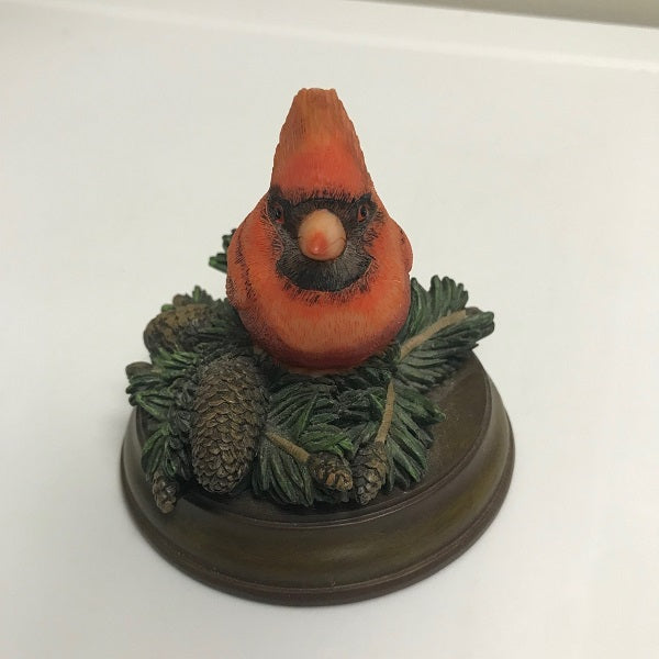 Marjolien Bastin Natures Journey Winter Cardinal Figure On Base