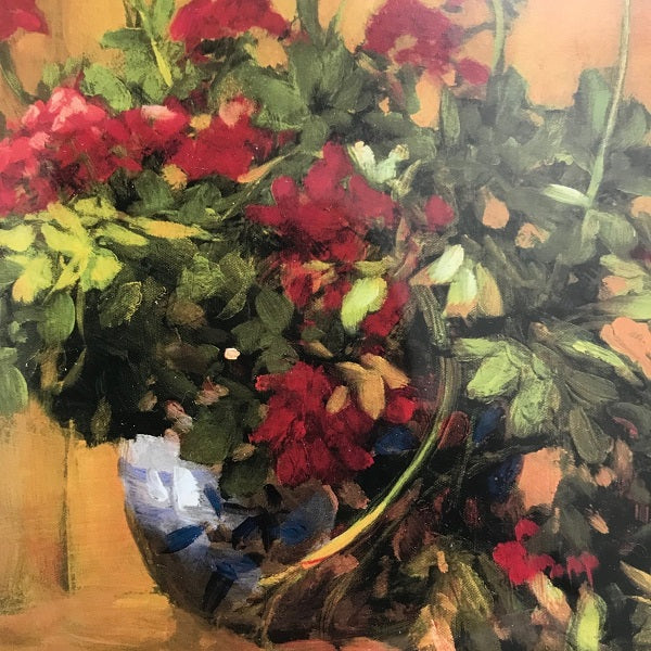 Matted Art Print Ivy Geraniums Philip Craig Framed Still Life Art