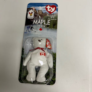 McDonalds Ty Beanie Baby Maple the Bear Canada Unopened 1999